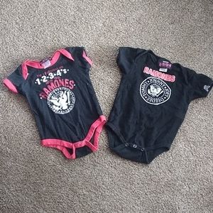Baby Ramones onesies